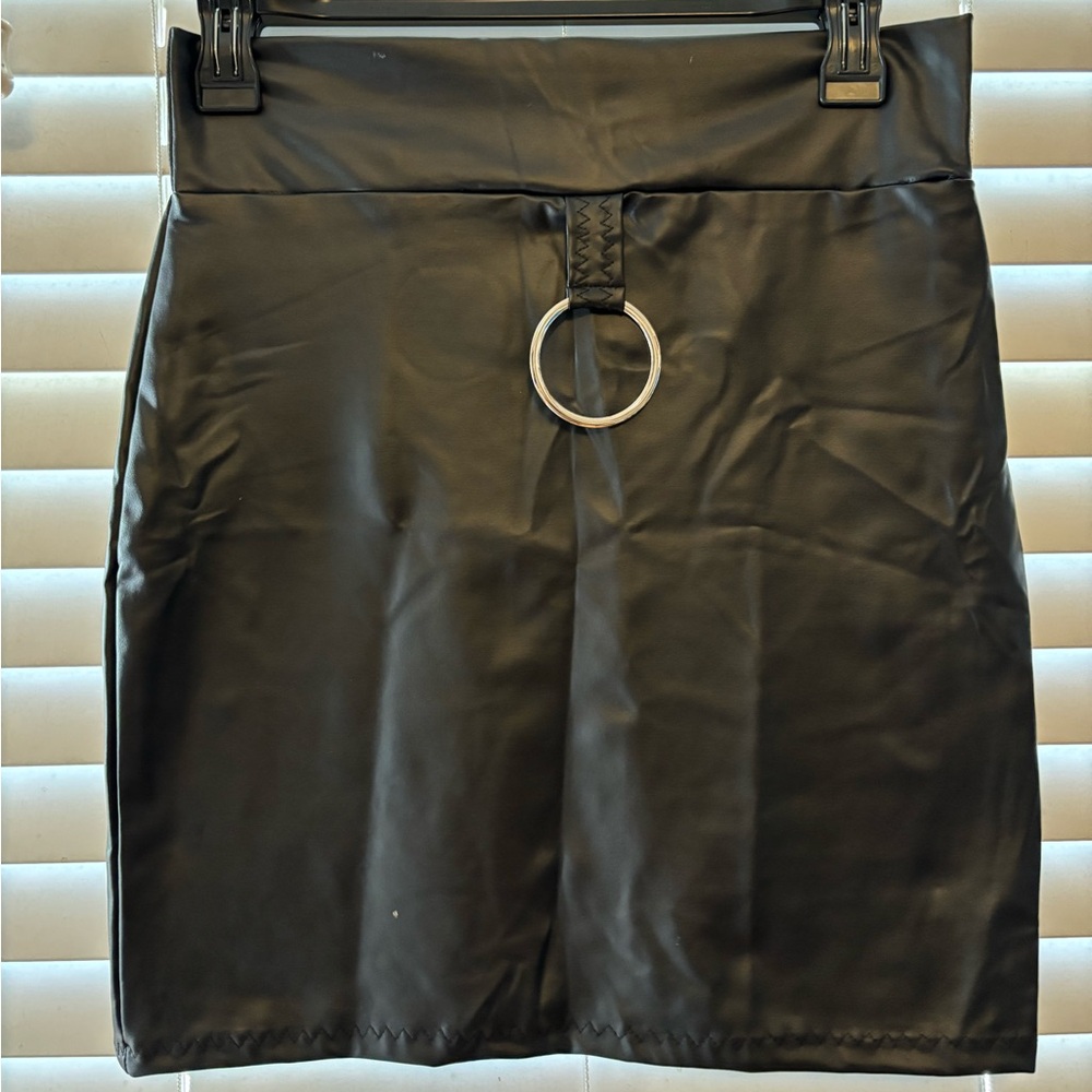 Sinister Sisters Pleather Mini Skirt